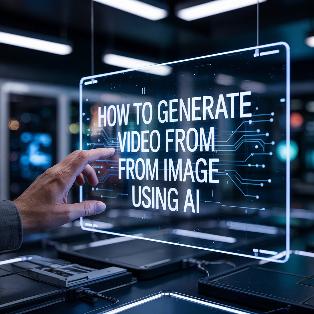 How to Generate Video from Image Using AI: A Step-by-Step Guide