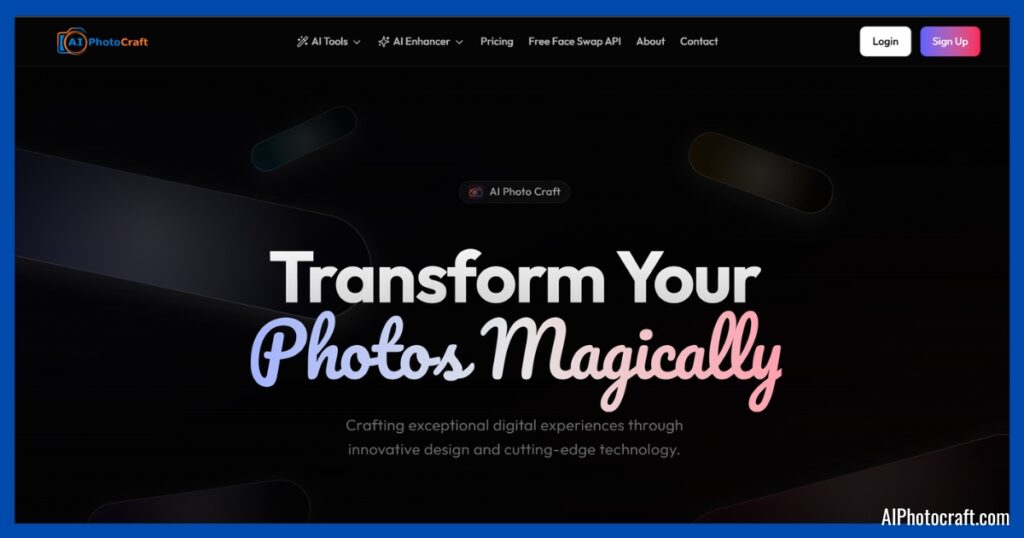 aiphotocraft ai photo editor