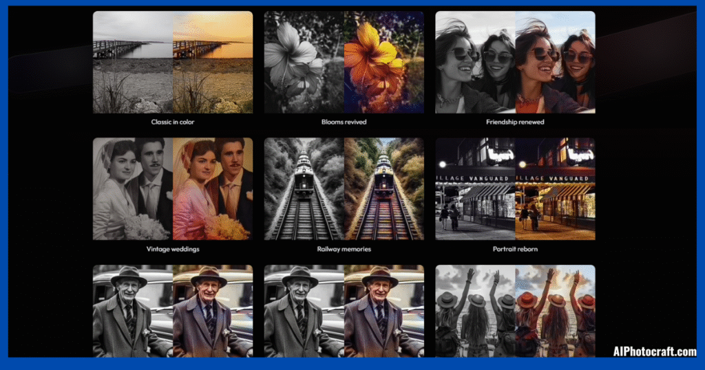 ai colorizer results