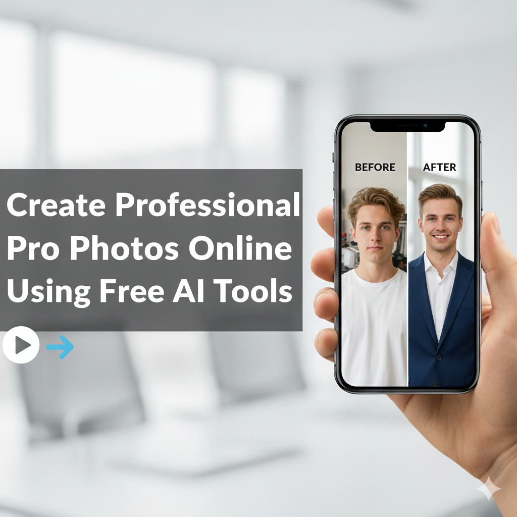 Create Professional Pro Photos Online using free Ai Tools